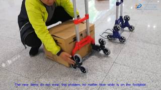 New Six Wheels Stair Climbing Folding Hand Trolleys [upl. by Annahsar105]