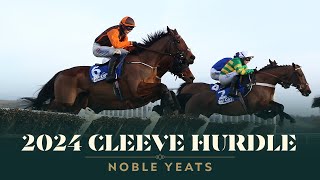 GRAND NATIONAL WINNER NOBLE YEATS HOLDS OFF PAISLEY PARK IN THRILLING CLEEVE HURDLE [upl. by Netsirk]