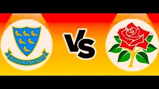 Sussex vs Lancashire SUS vs LANCS Live Score Streaming 2 Quarter Final Vitality Blast  Live Cricket [upl. by Arola]