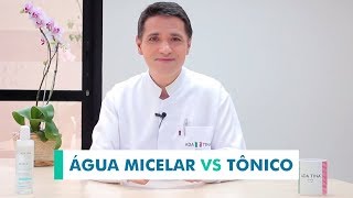 ÁGUA MICELAR VS TÔNICO  Acqua Micellare  ADA TINA [upl. by Kylila27]