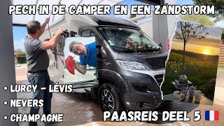 Pech in de camper Paasreis deel 5 vlog14 [upl. by Zinn209]