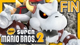 COMBAT FINAL CONTRE BOWSER SQUELETTE   FIN NEW SUPER MARIO BROS 2 EPISODE 14 COOP NINTENDO 3DS FR [upl. by Vasilis]