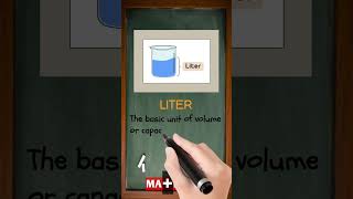 What is Liter  Easy Definition Explained in 30 Seconds  MATHalino123 mathterms metricsystem [upl. by Otxis]