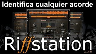 Identifica los acordes de cualquier canción Riffstation Fácil rápido y gratis [upl. by Nywg]