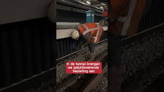 Een ritje door de Delftse spoortunnel 🚇 prorail shorts stations delft [upl. by Aket]