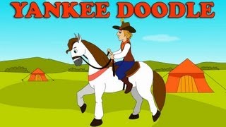 Yankee Doodle Nursery Rhyme with Lyrics [upl. by Artnoed462]