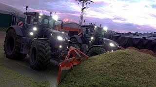 Mais 2022  BIG BLACK Fendts \ Agrarlohn Müritz \ Claas Jaguar 990 \ Maishäckseln \ Fendt Favorit [upl. by Octavia]