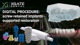 Digital procedure screw retained implantssupported Restoration [upl. by Alram257]