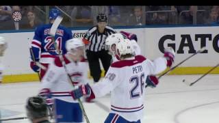 Lehkonen scores the first goal of the game 10 against rangers [upl. by Ssalguod838]