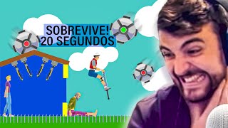 SOBREVIVE 20 SEGUNDOS PARA GANAR  Happy Wheels [upl. by Arnoldo]