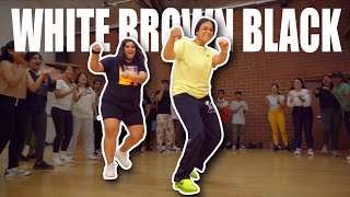 White Brown Black  Bhangra Funk Dance  Los Angeles Class   BFunk  Karan Aujla [upl. by Davine]