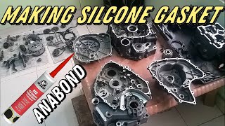 Correctly Applying RTV ANABOND Silicone Gasket over Engine Parts [upl. by Lesya]