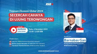 Tinjauan Ekonomi Global 2024 Secercah Cahaya di Ujung Terowongan  RHB Smart Talk  6 Mar 2024 [upl. by Keever720]