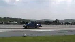 Blue Ford Lightning vs 454 SS Chevy Silverado [upl. by Clarabelle303]