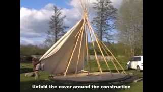 Setting Up Tipi quadripod system [upl. by Haelahk566]