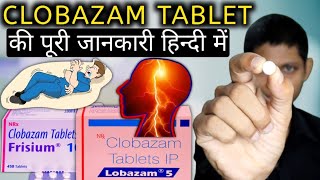 Clobazam tablet in hindi  Clobazam 10 tablet  frisium 5 mg tablet uses in hindi  lobazam 10 mg [upl. by Savior]