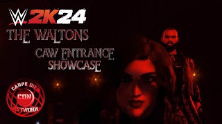 WWE 2K24  Dashon and Amanda Walton Entrance Showcase [upl. by Ytram]