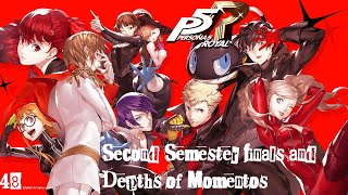 Second Semester Finals and Depths of Mementos  Persona 5 Royal PC Part 48 No Commentary [upl. by Ibrik790]