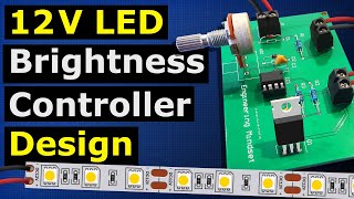 LED Dimmer controller design  Electronics engineering pulse width modulation [upl. by Vinson]