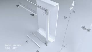 DZ1316 DZ1319 포켓도어 포켓슬라이딩 Pocket Sliding Door 애큐라이드 ACCURIDE [upl. by Chow]