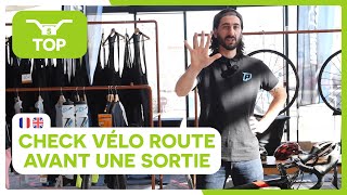 Check du vélo de route avant une sortie TOP 5 🏆 [upl. by Atirak]