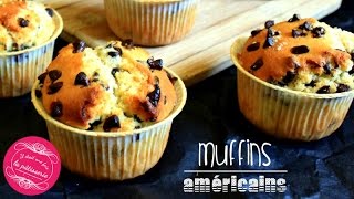 Recette des vrais MUFFINS américains aux pépites de chocolat [upl. by Ardeid]