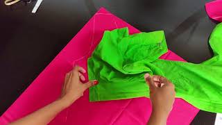 Churidar cutting easy method for beginners malayalam  kurti cutting in 5minute for beginners [upl. by Archie]