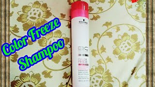 Schwarzkopf Bonacure Color Freeze Shampoo Review Best Shampoo for Colored amp Chemically Treated Hair [upl. by Arraes]