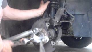 921 Front Wheel Bearing Replace Break the Spindle free [upl. by Noelyn568]