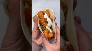 🌮 Shrimp Taco 🍤😋تاکو 🌮 میگو recipe خوشمزه food icecream cooking yummy cake [upl. by Gold]