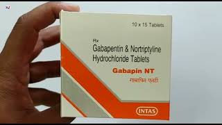 Gabapin NT Tablet  Gabapentin amp Nortriptyline Hydrochloride Tablets  Gabapin NT Tablet Uses Dosage [upl. by Wendye179]