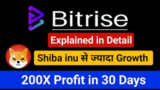 BitRise Token Review in detail  200X Price Pump in 30 days  Bitrise Token Price Prediction [upl. by Senior]