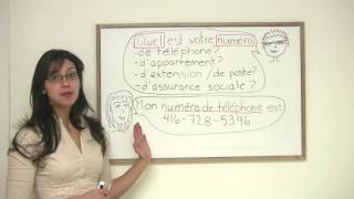 French for Beginners How to Ask for Phone Numbers in French [upl. by Madel]