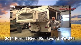 PreOwned 2011 Forest River Rockwood HW276  Mount Comfort RV [upl. by Okoyik766]