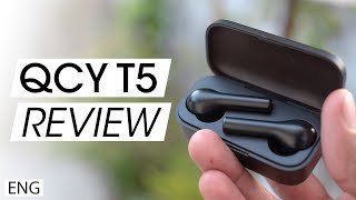 QCY T5 Review and Unboxing  TWS Earphones [upl. by Johanna]