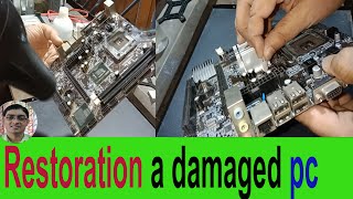 Restoration a damaged pc Renew 10 Year old emachines PCold desktop computer [upl. by Harman]