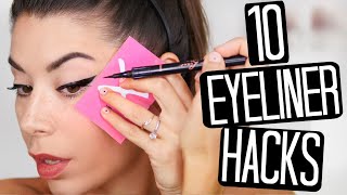 10 TRUCCHETTI E ERRORI DA NON FARE PER METTERE L’EYELINER IN POCHI MINUTI TUTORIAL FACILE 👍 [upl. by Noryahs429]