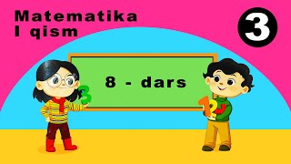 Matematika 3sinf 8dars 1qism  Mavzu Takrorlash Soat va minutlar [upl. by Rosalie243]