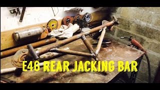 E46 DIY Rear Jacking Bar Drift Car Build Ep 4 [upl. by Alage]