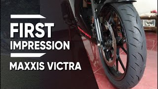 IMPRESI PERTAMA PAKE MAXXIS VICTRA di SIRKUIT SENTUL KARTING ft GSXR150 [upl. by Pontone]