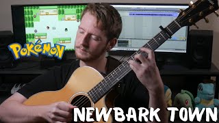 Newbark Town  Pokemon GoldSilverCrystal  SoloFingerstyle Guitar Cover [upl. by Richers907]