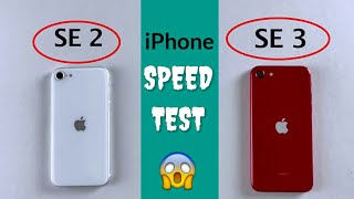 iphone se2 vs se3 speed test and comparison [upl. by Epilihp]