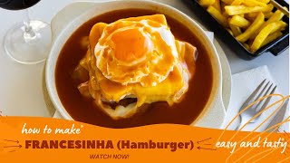 Francesinha Portuguese Sandwich Recipe [upl. by Eeral840]