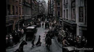 Crowdy busy Victorian London streets ASMR sounds  Ambience by SFX Channel [upl. by Manella]