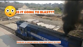 Locomotive Brake Power TestWDM3D Chugging Miraj Junction  Indian Railways [upl. by Berrie418]