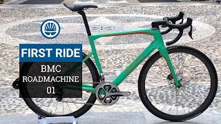 BMC Roadmachine 01  First Ride Review [upl. by Shea]