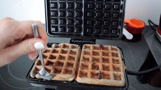 Perfect vegan glutenvrij wafel recept  Vloggloss 1577 [upl. by Mongeau]