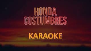 Honda Costumbres SALSA  Brunella PISTA  KARAOKE [upl. by Allanson]