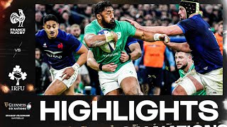 HIGHLIGHTS  🇫🇷FRANCE V IRELAND☘️  2024 GUINNESS MENS SIX NATIONS RUGBY [upl. by Asta696]