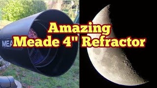 Meade Refractor Telescope DS2102ATTCInfinity 102AZ Star Navigator 102 Unboxing Review Use [upl. by Nuris]